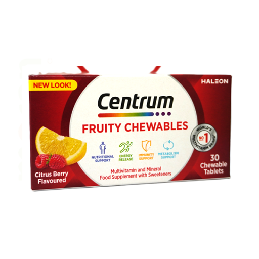 Centrum Chewable Fruity Tablets